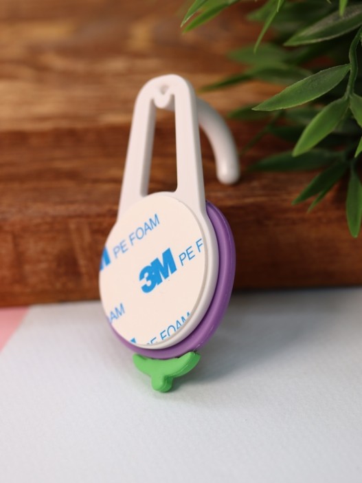 Крючок на липучке «Berry», purple 