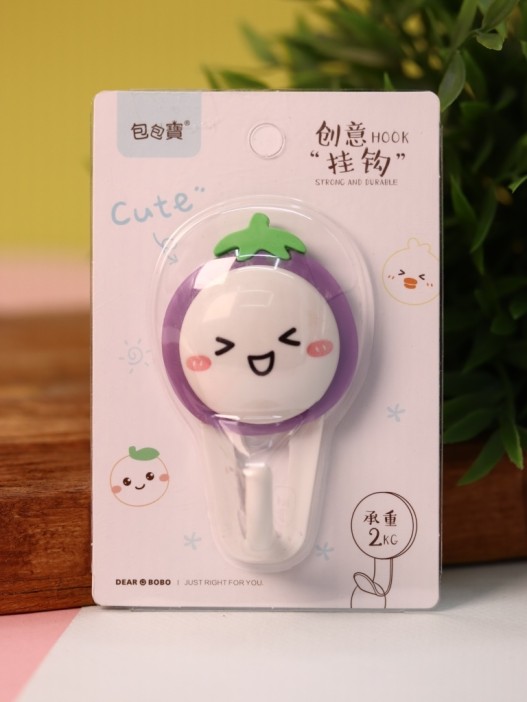 Крючок на липучке «Berry», purple 