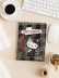 Скетчбук А5 &quot;Hello Kitty. Серая клетка&quot;, 60 л, на гребне, плотность 120 г/м2 (201х147 мм) 