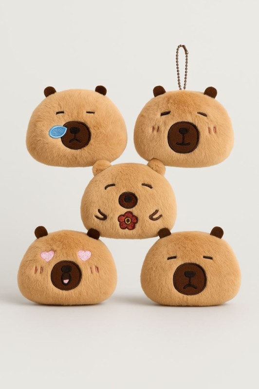 Плюшевый брелок iLikeGift "Capy mood charms", mix (8 x 10 см) 