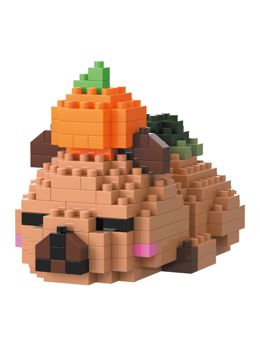 Конструктор "CAPYBARA YUZU" (208 деталей), 5*4*8 см. 