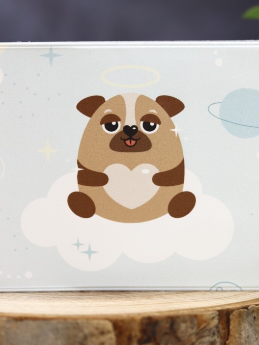 Обложка для студенческого «Space dog», плотность 600 мкм 