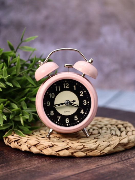 Часы-будильник «ChronoRise», pink (12,5х9 см) 