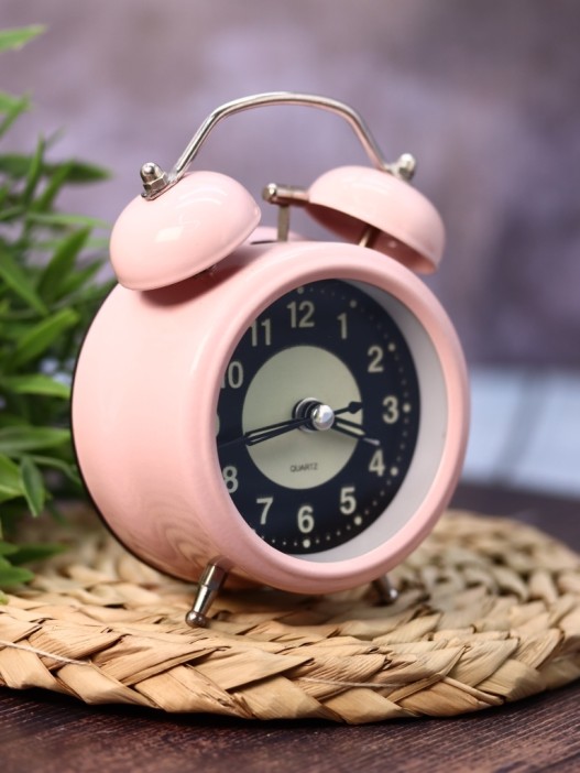 Часы-будильник «ChronoRise», pink (12,5х9 см) 