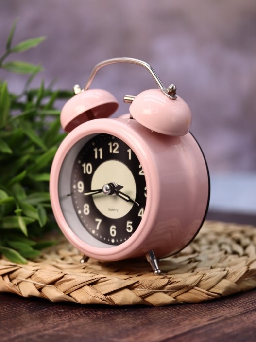 Часы-будильник «ChronoRise», pink (12,5х9 см) 