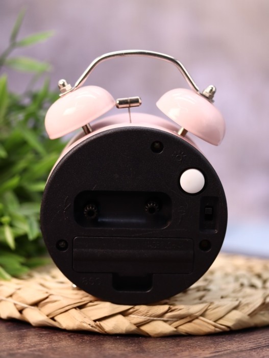 Часы-будильник «ChronoRise», pink (12,5х9 см) 