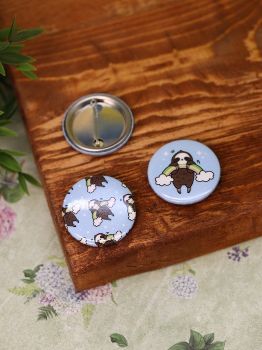 Набор значков Аниме «Sloth» 