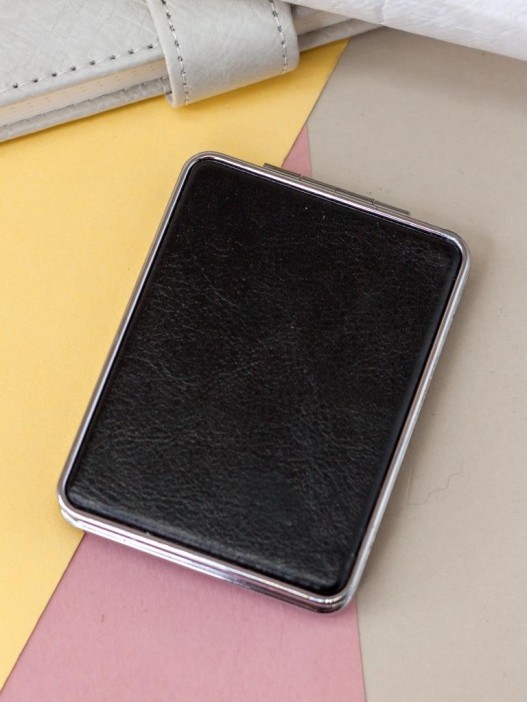 Зеркало-шейкер раскладное &quot;Animal penguin&quot;, black (8*6 см) 