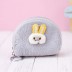 Кошелёк меховой "Head hare", grey 