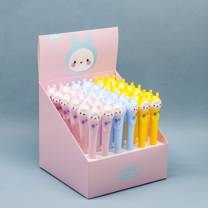 Ручка &quot;Bunny with flower&quot; mix, шоубокс 36 шт. 