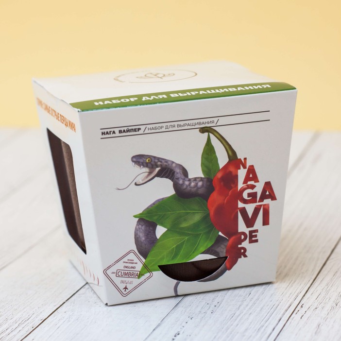 Набор для выращивания "Plant Republic", "Перец острый Нага Вайпер" 