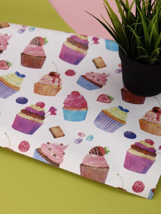 Упаковочная бумага «Sprinkle Wrap» 1 рулон, 50*70 см 