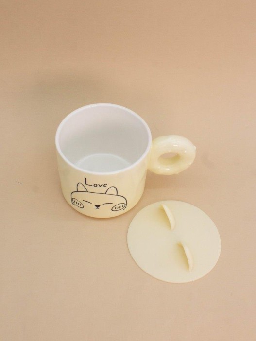 Кружка «Kitty hello», beige (420 ml) 