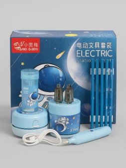 Электрический канцелярский набор "Space" (25,5*22 см)