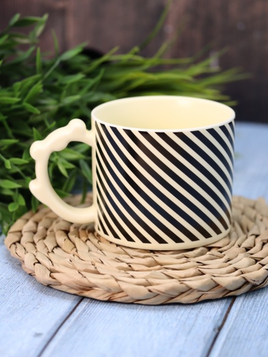 Кружка керамическая «Милый медвежонок», черная (360 мл) 