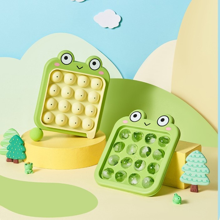 Лоток для льда «Froggy», green (19,3*16*3 см) 