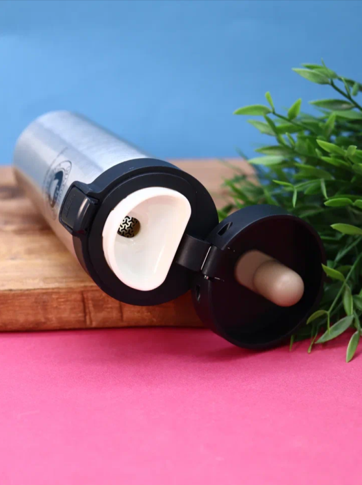 Термокружка «Love you more day by day», silver (500 мл) 