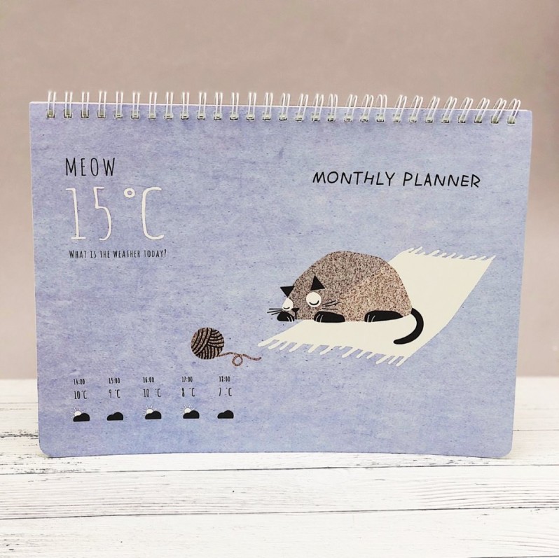 Планнер &quot;Meow&quot; blue 