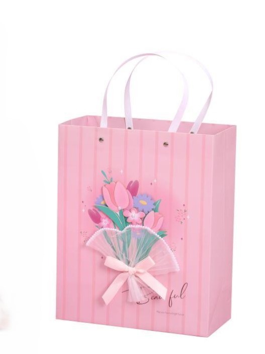 Пакет подарочный «Festive», bouquet (18*23*10) 