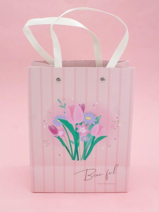 Пакет подарочный «Festive», bouquet (18*23*10) 