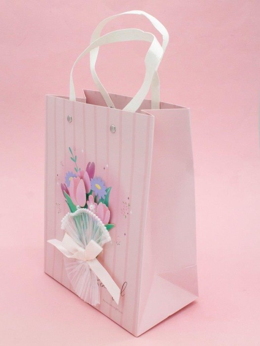 Пакет подарочный «Festive», bouquet (18*23*10) 