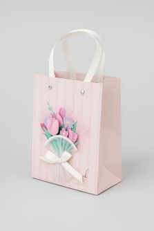 Пакет подарочный «Festive», bouquet (18*23*10)