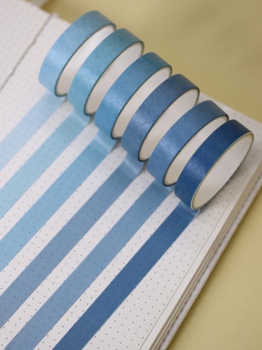 Набор декоративного скотча &quot;Classic colored&quot;, blue 