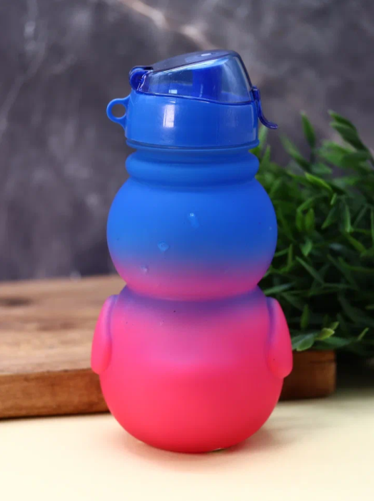 Бутылка «Cute duck», blue-pink (880 мл) 