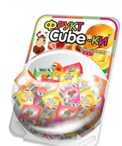 Жевательные конфеты "SUMI CUBES" Микс вкусов 6 в 1, Сфера 70 шт 