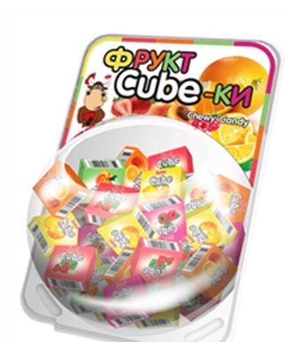 Жевательные конфеты "SUMI CUBES" Микс вкусов 6 в 1, Сфера 70 шт