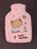 Грелка мини плюшевая &quot;Capybara&quot;, pink, 300 мл (20*12 см) 