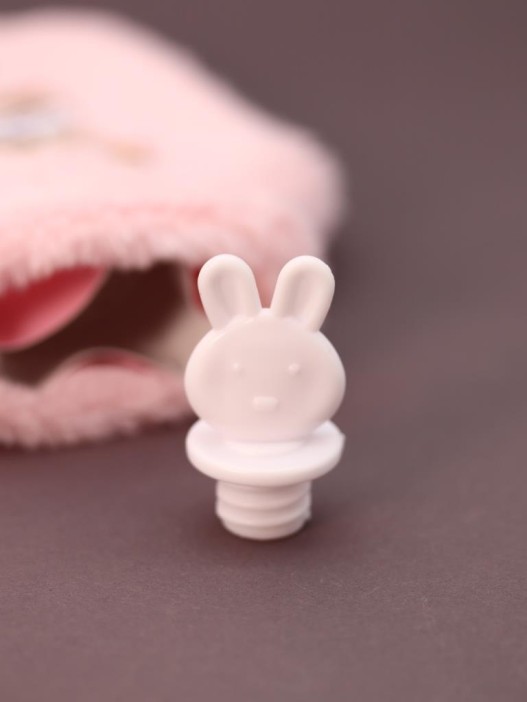 Грелка мини плюшевая &quot;Capybara&quot;, pink, 300 мл (20*12 см) 