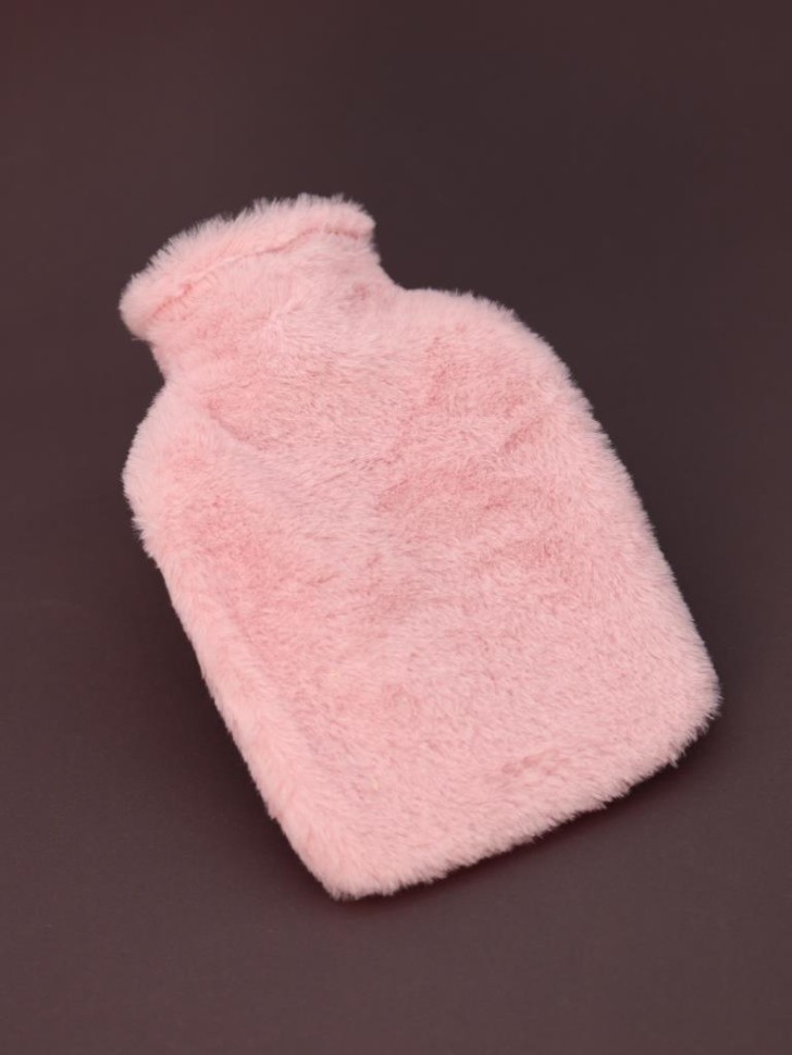 Грелка мини плюшевая "Capybara", pink, 300 мл (20*12 см)