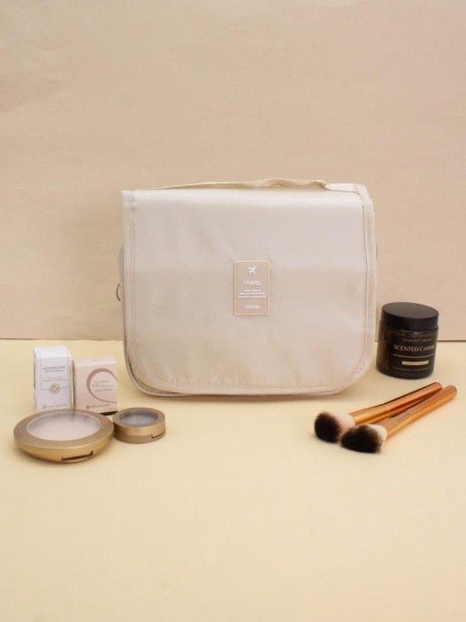 Подвесная сумка - органайзер &quot;For travel&quot; beige, 24*18,5*9,5 см 