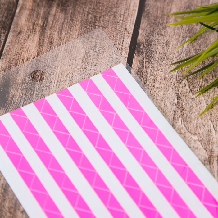 Наклейки-уголки "Classic", pink 