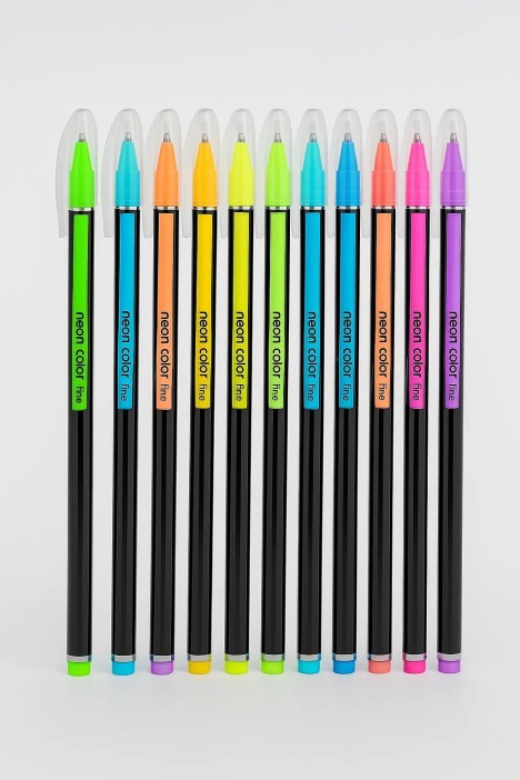 Набор цветных неоновых ручек &quot;Neon color&quot;, 12 шт, mix 