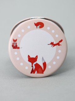 Зеркало &quot;Fox circle&quot;, orange