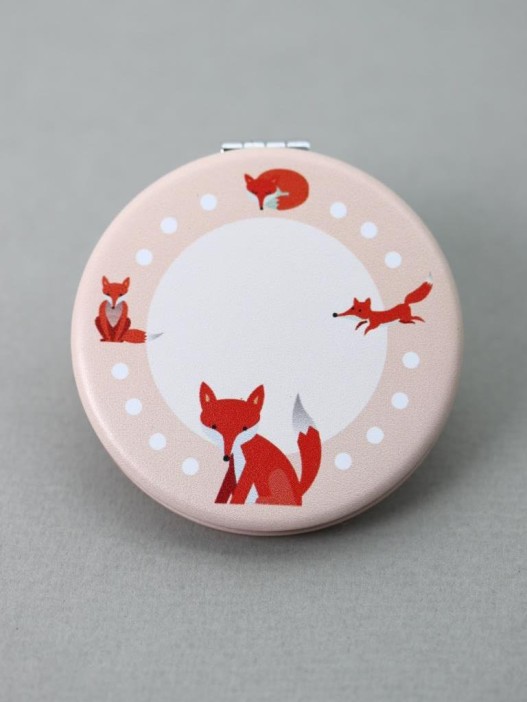 Зеркало "Fox circle", orange 