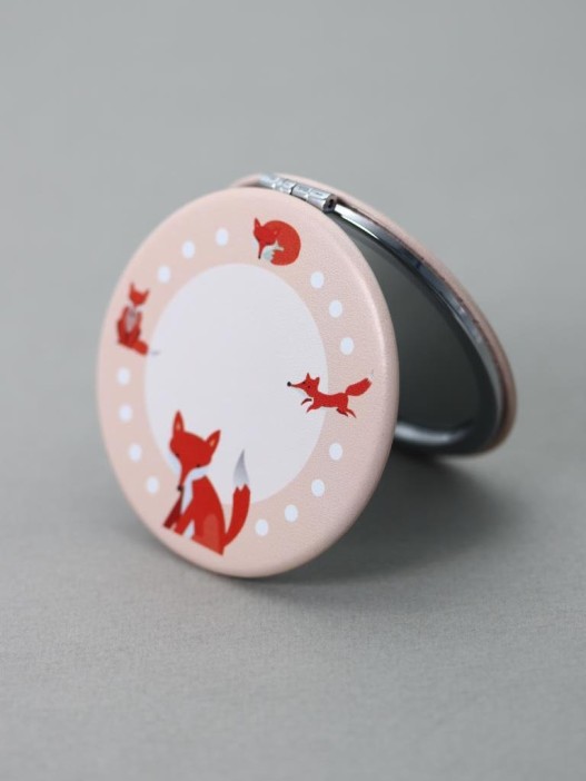 Зеркало "Fox circle", orange 