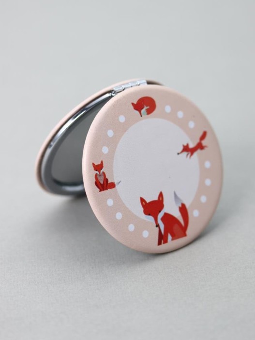 Зеркало "Fox circle", orange 