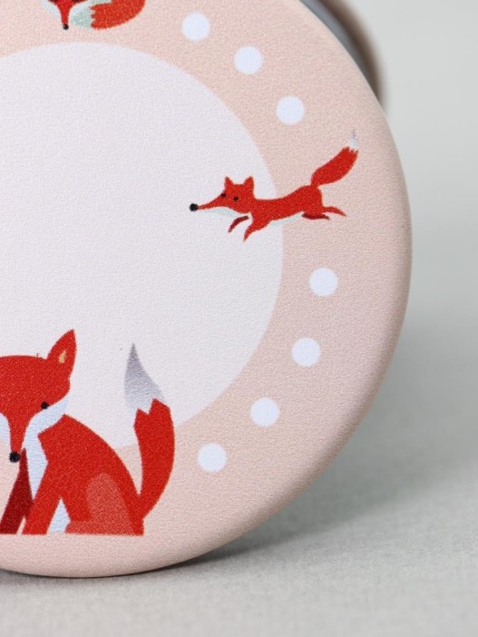 Зеркало "Fox circle", orange 