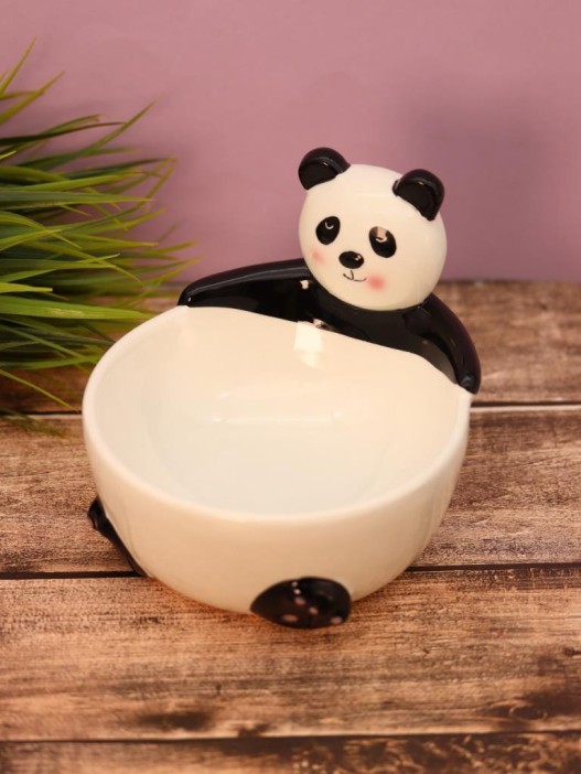 Тарелка глубокая керамическая «Panda bowl», 13 х 15 х 15 см 