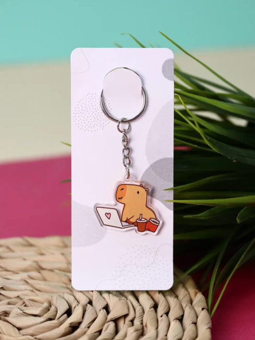 Брелок «Capybara works» 