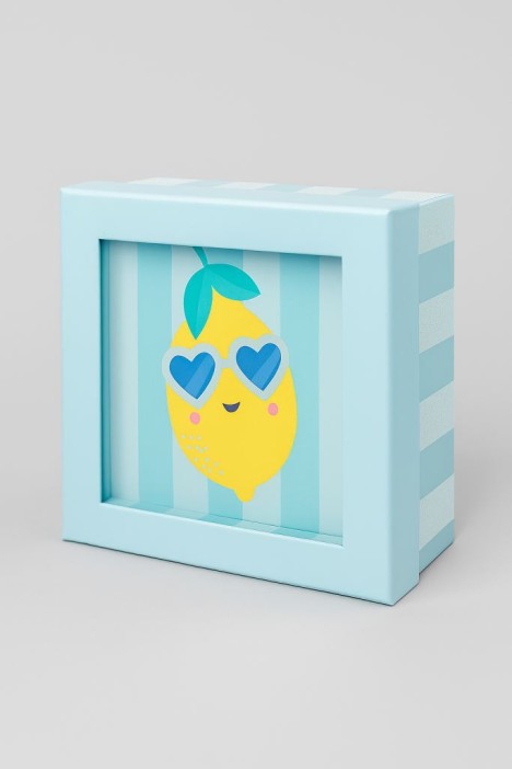 Подарочная коробка «Lemon glass», 17*17*8 