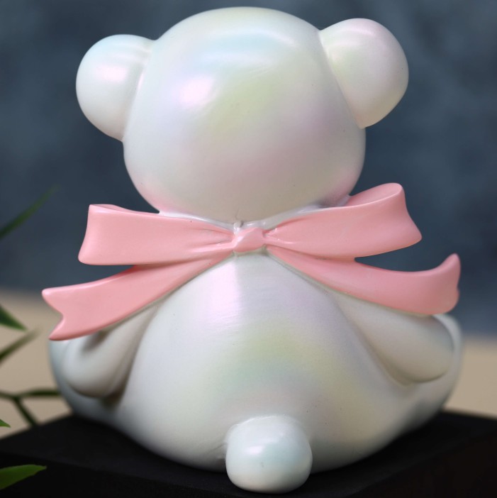 Ночник «Teddy bear», white (11 см), пластик 