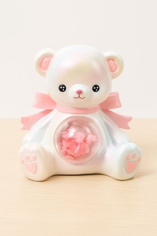 Ночник «Teddy bear», white (11 см), пластик