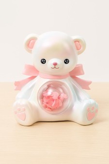 Ночник «Teddy bear», white (11 см), пластик