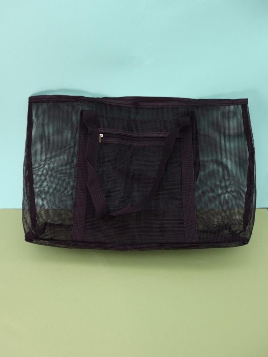 Сумка шоппер &quot;Transparent&quot;, black (47*12*29.5 см) 