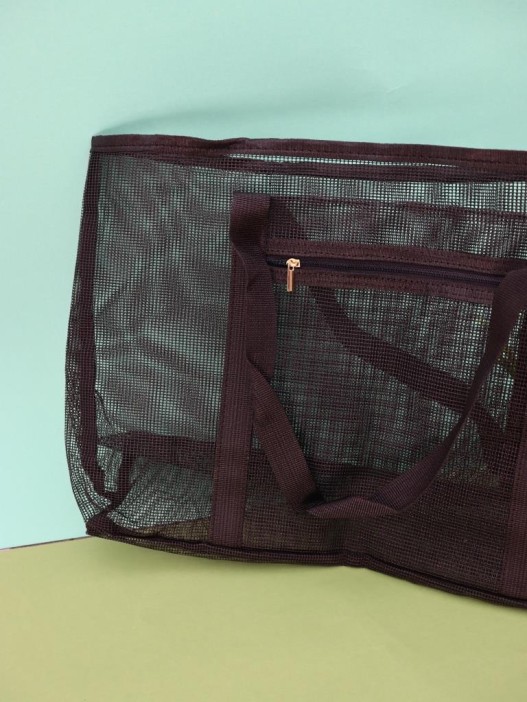 Сумка шоппер &quot;Transparent&quot;, black (47*12*29.5 см) 