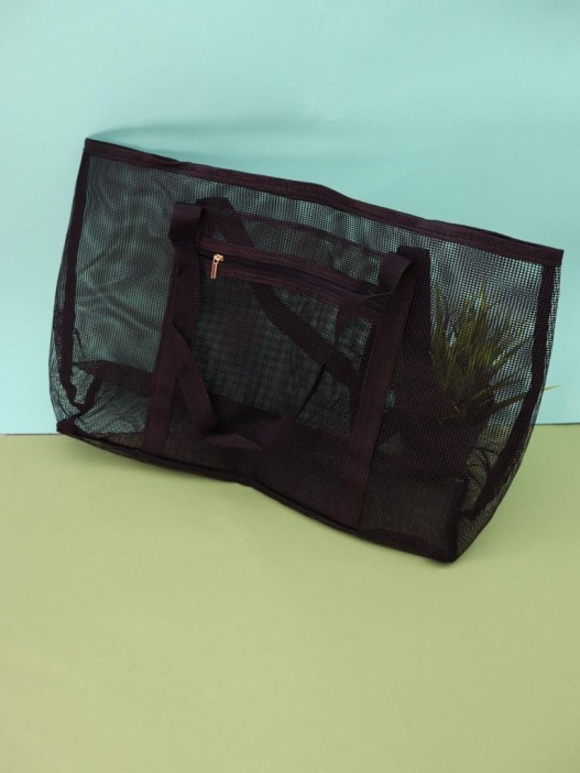 Сумка шоппер &quot;Transparent&quot;, black (47*12*29.5 см) 